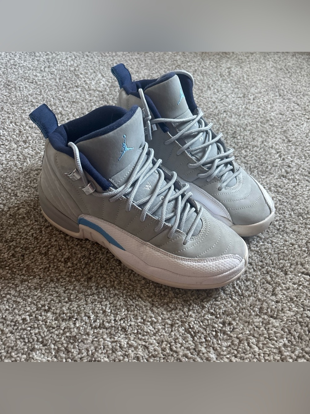 Air Jordan 12 Retro Gray University Blue